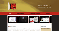 Desktop Screenshot of edicionesgraficasz.com